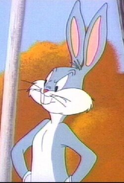 Bugs bunny dressed as a girl